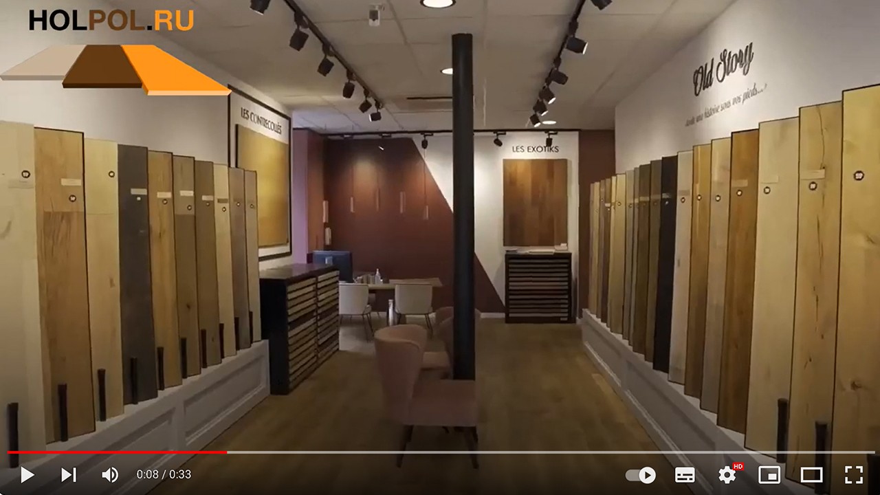 Баннер салон паркета youtube