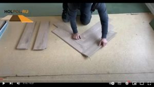 Баннер для ютуба по укладке ламината