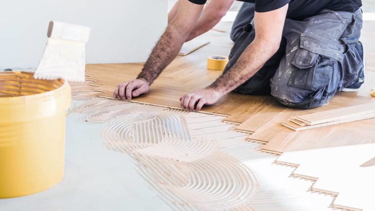 Баннер укладка паркета