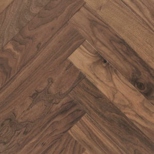 фото Инженерная доска Wood Bee Английская ёлка Американский орех Кангари