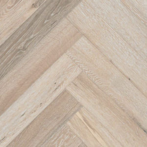 фото Инженерная доска Wood Bee Английская ёлка Дуб Крема
