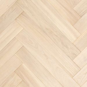 фото Инженерная доска Елка Английская Lab Arte 500х90х15 Дуб Селект Чегет белый лак