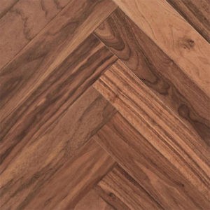 фото Инженерная доска Wood Bee Английская ёлка Американский орех Селект