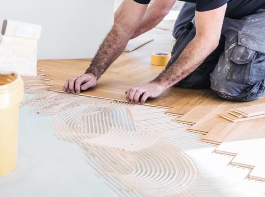 Баннер укладка паркета