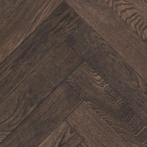 фото Инженерная доска Wood Bee Английская ёлка Дуб Шоколад